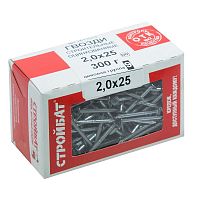 Гвозди  строительные оцинкованные Стройбат 2,0x25 (0,3 кг)  картинка